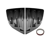Lot de 2 ailerons de fenêtre arrière pour Honda Fit GK5 Jazz 2014-2018, autocollants décoratifs pour capot, accessoires de voiture(Shiny black)