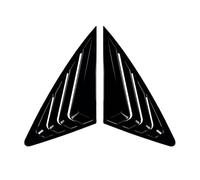 Lot de 2 ailerons de fenêtre latérale compatibles avec Le modèle Q3 F3 Sportback 2019-2024, aileron Triangulaire de Lunette arrière Aspect Fibre de Carbone (Aspect Fibre de Carbone)