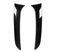 Lot de 2 Ailerons Latéraux de Lunette Arrière, Accessoire de Décalcomanie de Cadre Intérieur de Voiture, Pièces de Rechange Anti âge en ABS pour Série 1 F20 F21 2012 à 2019 (noir Brillant)