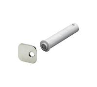 Lot de 2 aimants à pression plastique HETTICH, L.41 x Diam.10 mm