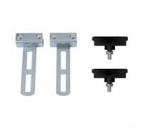 Lot de 2 aimants carrés d'ouverture de portail coulissant pour une utilisation avec interrupteur de fin de course magnétique et support de montage en fibre de verre en nylon résistant aux intempéries