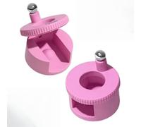 Lot de 2 aimants rotatifs yeux de chat | Aspiration automatique des perles de verre des ongles de chat | Rotation à 360° Force magnétique uniforme du corps principal | Outil d'ongles convivial pour