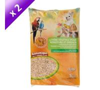 Lot de 2 - AIME Litière végétale - Pour rongeur