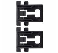 Lot de 2 ajusteurs de panier de lave-vaisselle W10195840 de rechange compatibles avec Whirlpool KitchenAid Kenmore Maytag, pièce de positionnement du panier supérieur