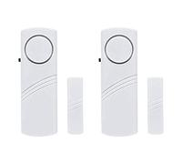 Lot de 2 alarmes de porte pour la sécurité de la maison, de la fenêtre, des capteurs d'alarme de fenêtre, des alarmes de porte pour la sécurité des enfants, alarme antivol pour la maison, le bureau