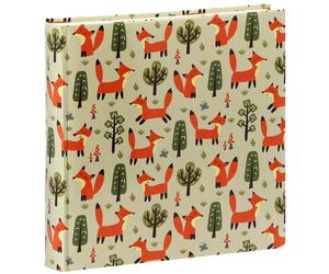 (LOT DE 2) Album photo HAMA traditionnel FOREST FOX - 100 pages blanches + feuillets cristal - 400 photos - Couverture Multicolore 30x30cm