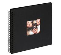 Album photo WALTHER DESIGN traditionnel FUN - 50 pages noires - 200 photos - Couverture Noire 30x30cm + fenêtre
