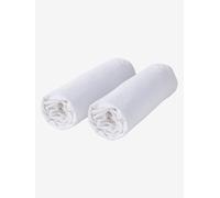 Lot de 2 alèses éponge imperméable anti-acariens traité Sanitized® blanc 90X140