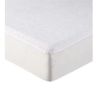 Lot de 2 alèses, protèges matelas imperméables et respirants - Coton et TPU - 90 x 190 cm - Blanc - Monsieur Bébé Blanc G
