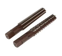 Lot de 2 alésoirs coniques à tige droite et morse HSS MT3