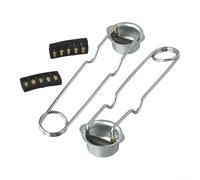 Lot de 2 allume-feu à silex avec 10 pierres de rechange pour soudage, brasage, soudage, survie, kit de sports de plein air, allume-feu de camping