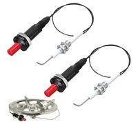 Lot de 2 allumeurs piézoélectriques pour barbecue, feux d'artifice, feux d'artifice, allume-feu électrique, allume-feu d'artifice électrique, allumeur pour barbecue à gaz, pour cuisinière à gaz, foyer