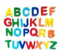 Lot de 2 alphabets magnétiques, 26 aimants d'alphabet anglais, autocollants de réfrigérateur, lettres majuscules/minuscules de l'alphabet pour réfrigérateur | Lettres de l'alphabet éducatif pour