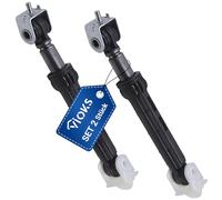 Lot de 2 amortisseurs de roue de rechange pour Bauknecht 481252918063 Amortisseur de vibrations avec alésage de 10 mm pour machine à laver Bauknecht