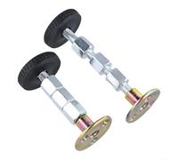 Lot de 2 amortisseurs de vibrations pour tête de lit réglables pour fixer en toute sécurité aux meubles (XL)