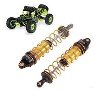 Lot de 2 Amortisseurs RC 115 mm/4,5 Pouces à Pression D'huile Réglable avec Ressorts pour Voiture Sur Chenilles Axial SCX10 90046 AXI03007 1/10 RC(Dieu)