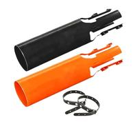 Lot de 2 amplificateurs de flux d'air pour souffleur de feuilles | L'extension de buse turbo augmente la vitesse et la puissance | La buse du souffleur augmente la portée et le levage des débris pour