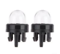 Lot de 2 ampoules d'amorçage pour carburateur à membrane pour équipements de jardin tels que taille-haies, tondeuses à gazon et tronçonneuses