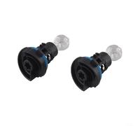 Lot de 2 ampoules de feux de circulation diurnes avant jaunes 12 V DRL de rechange compatibles avec véhicule C5 2008 3008 5008 en verre plastique