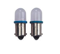 Lot de 2 Ampoules de feux de position pour voiture, LED Bleu BA9 6000 K 12 V T4W H6