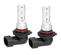 Lot de 2 ampoules de phare LED blanches 9005 HB3 72 W 6 000 K avec décodage