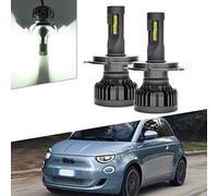 Lot de 2 ampoules de phares LED H19/H4 compatibles avec F.iat 500e 2020+ Ampoule de phare à faisceau de croisement