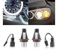 Lot de 2 ampoules KaTur Bridgelux LED 6 W pour extérieur de voiture BMW E39 E53 E60 E61 E63 E64 - Lumière blanche effet yeux d'ange