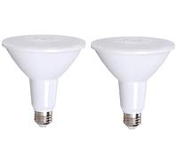 Lot de 2 ampoules LED 18 W Par38 - Culot E27 - Blanc chaud doux 2700 K - 1800 lm - Remplacement halogène 150 W (3000 K blanc chaud)
