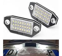 Lot de 2 ampoules LED 24SMD pour plaque d'immatriculation Ford Mondeo MK3 2000-2007