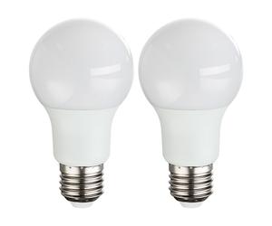 Lot de 2 ampoules LED 9 watts E27 boule 3000K ampoule lampe 810 lumen GLOBO 10600-2