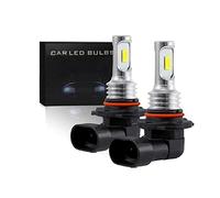 Lot de 2 ampoules LED 9005 HB3 pour feux de brouillard ou DRL 6000 K Xenon Blanc 4000 lumens Éclairage à 360 degrés Sans polarité