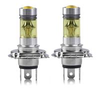Lot de 2 ampoules LED antibrouillard jaunes H4 12 V 100 W, haute luminosité, en alliage d'aluminium, accessoires de voiture, ampoules LED antibrouillard H11