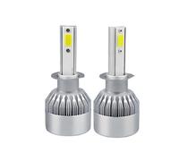 Lot de 2 Ampoules LED Automobile H11 30W 6000K 3600LM avec Dissipation Thermique Argent