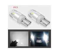 Lot de 2 ampoules LED blanches 168 501 W5W, ampoules LED Wedge 3030 2SMD, éclairage intérieur 12 V -