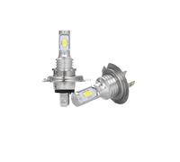 Lot de 2 ampoules LED CSP H7/H4 20 000 lm, compatibles avec les phares de voiture, 12 V et 24 V, 4 300 K, 6 500 K et 8 000 K.(6500k,H4)