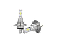 Lot de 2 ampoules LED CSP H7/H4 20 000 lm, compatibles avec les phares de voiture, 12 V et 24 V, 4 300 K, 6 500 K et 8 000 K.(6000K,H7)