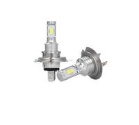 Lot de 2 ampoules LED CSP H7/H4 20 000 lm, compatibles avec les phares de voiture, 12 V et 24 V, 4 300 K, 6 500 K et 8 000 K.(3000K,H1)