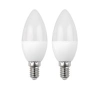 Lot de 2 ampoules LED E14 7.4W Equi.60W 806lm 25000H 7hSevenOn Premium Blanc