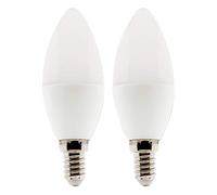 elexity - Lot de 2 ampoules LED Flamme 5W E14 400lm 6500K
