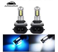 Lot de 2 ampoules LED haute puissance 881 H27W/2 pour voiture, feux antibrouillard DRL, feux de jour