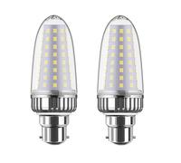 Lot de 2 Ampoules LED Maïs 20W/30W/40W, Culot E14/E27/B22/E26/E12, Non Dimmables, 3000K/4000K/6000K, pour La Maison le Garage L'entrepôt L'intérieur et L'extérieur(B22-20W)