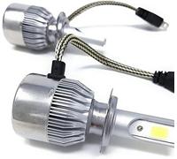 Lot de 2 ampoules LED pour phares de voiture H11 moto 36 W lumière blanche 6000 K
