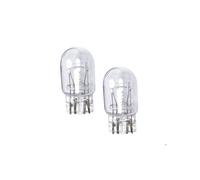 Lot de 2 ampoules T20 W21/5 W 580 7443 transparentes standard DRL pour feux de circulation diurnes et feux de position pour voiture