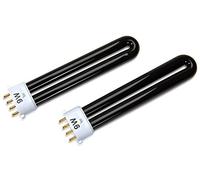 Lot de 2 ampoules UV à rétroéclairage longue durée 9 W - Peut être utilisée dans différents détecteurs de contrefaçon - y compris les détecteurs de faux billets ZZap D20 et D30