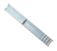 Lot de 2 ancrages au sol en forme de L pour tour de jeu, balançoire, cadre d'escalade - Acier galvanisé - 5 x 5 x 50 cm - Fixation au sol stable pour jardin