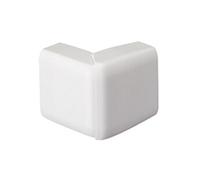 Lot de 2 angles extérieurs variables blanc pour moulure, H. 3.4 x P.1.5 cm