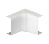 Lot de 2 angles intérieurs variables blanc pour moulure, H. 3.4 x P.1.5 cm