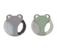 Filibabba - Anneaux de dentition réfrigérables Grenouille - Lot de 2