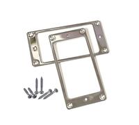 Lot de 2 anneaux de micros en métal pour guitare Humbucker avec vis d'installation