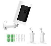 Lot de 2 anneaux de support pour appareil photo - Anneau mural extérieur - Pour caméra de sécurité avec vis 1/4"